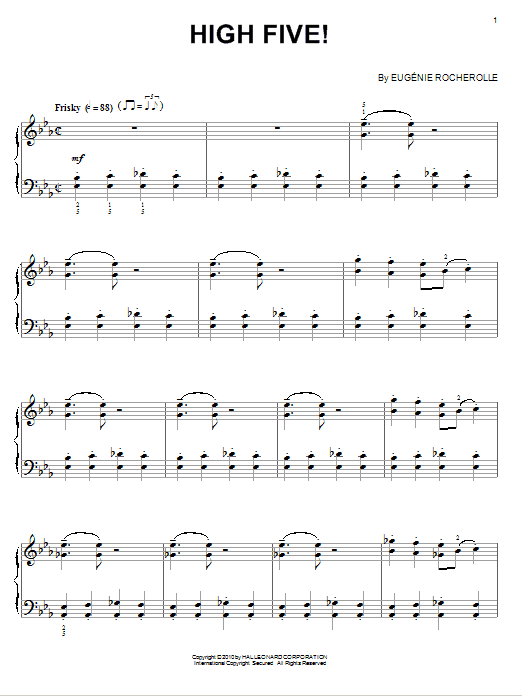 High Five! (Piano Solo) von Eugnie Rocherolle