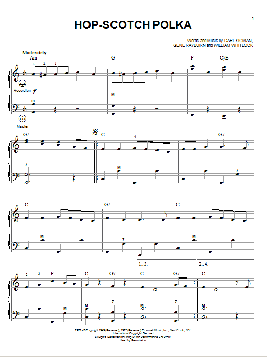 Hop-Scotch Polka (Accordion) von Gene Rayburn