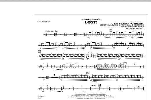 Lost! - Snare Drum (Marching Band) von Michael Brown