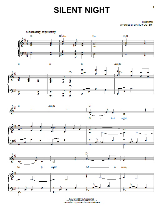 Silent Night (Piano & Vocal) von Michael Bubl