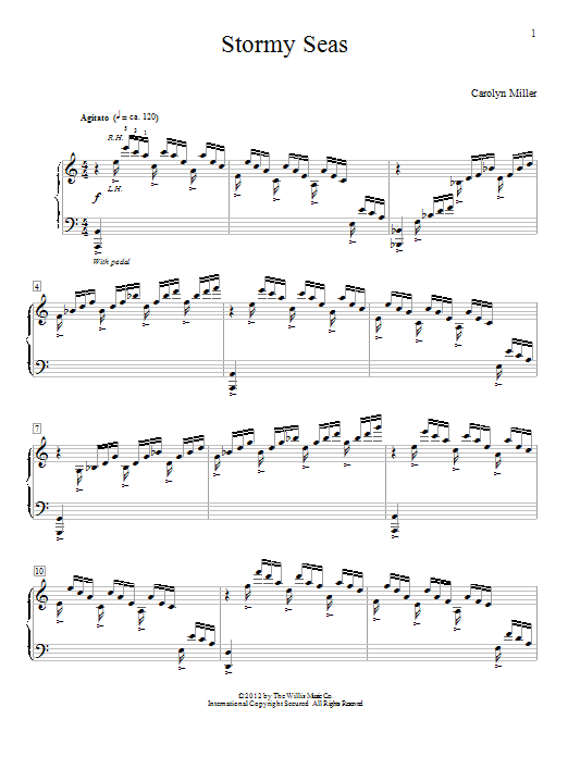 Stormy Seas (Educational Piano) von Carolyn Miller