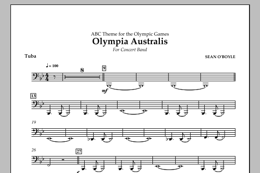 Olympia Australis (Concert Band) - Tuba (Concert Band) von Sean O'Boyle