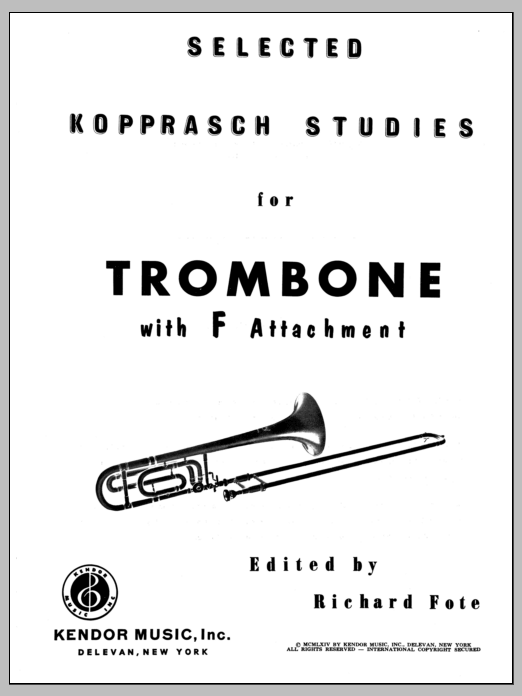 Selected Kopprasch Studies (Instrumental Method) von Fote