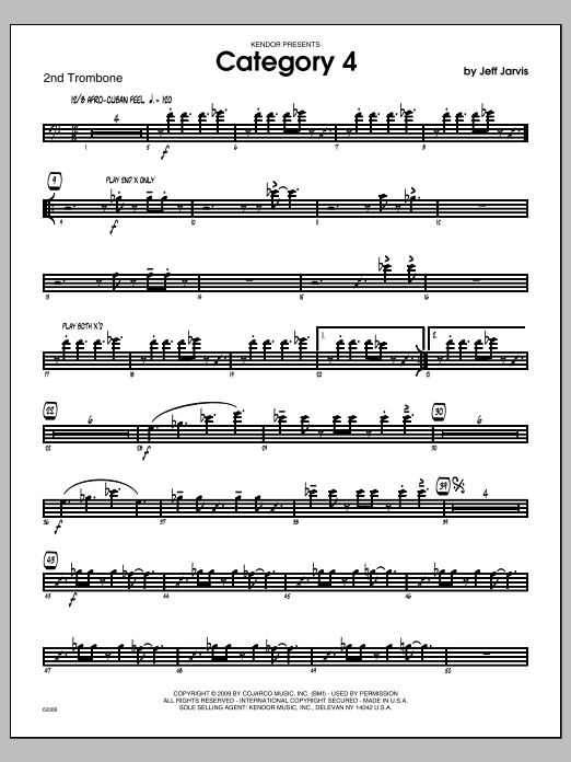 Category 4 - Trombone 2 (Jazz Ensemble) von Jarvis