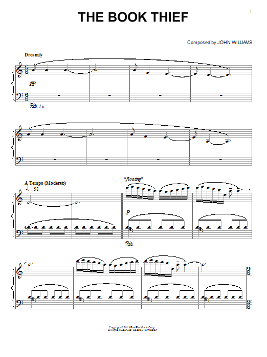 The Book Thief (Piano Solo) von John Williams