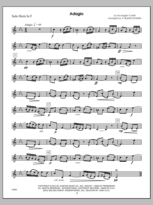Kendor Master Repertoire - Horn in F - Horn in F (Brass Solo) von Brad DeMilo