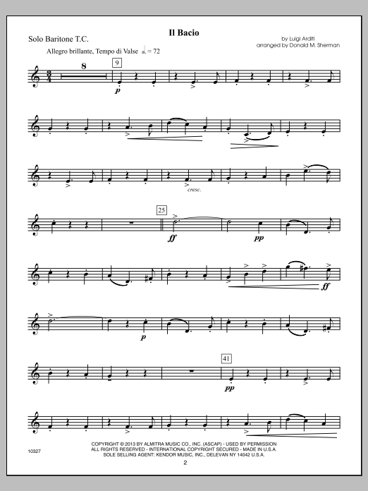 Kendor Master Repertoire - Baritone T.C. - Solo Baritone T.C. (Brass Solo) von Donald Sherman