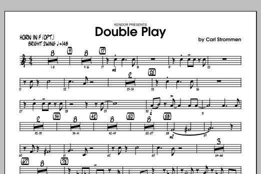 Double Play - Horn in F (Jazz Ensemble) von Carl Strommen