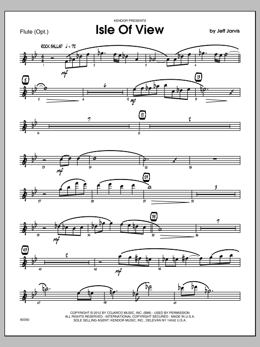 Isle Of View - Flute (Jazz Ensemble) von Jeff Jarvis