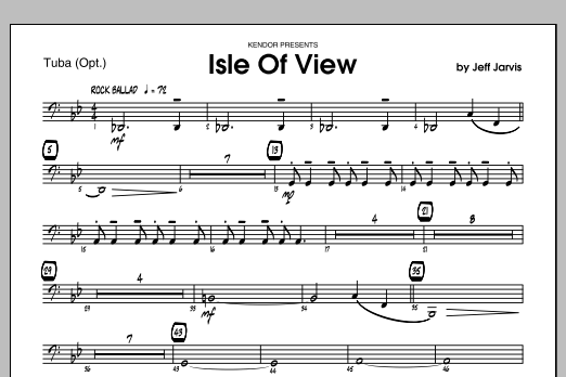 Isle Of View - Tuba (Jazz Ensemble) von Jeff Jarvis