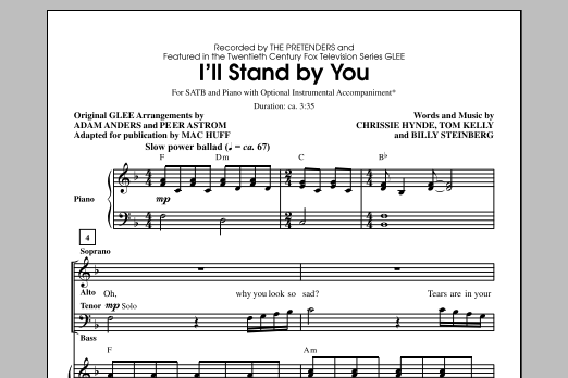 I'll Stand By You (SATB Choir) von Mac Huff