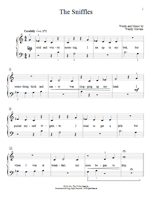 The Sniffles (Educational Piano) von Wendy Stevens