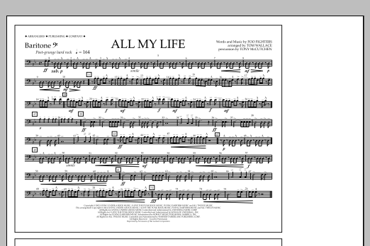 All My Life - Baritone B.C. (Marching Band) von Tom Wallace