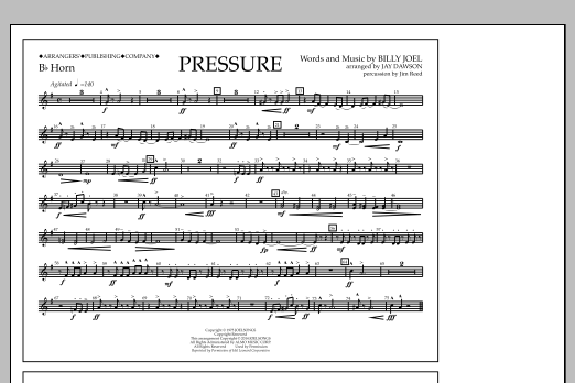Pressure - Bb Horn (Marching Band) von Jay Dawson