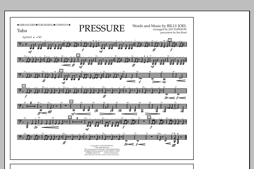 Pressure - Tuba (Marching Band) von Jay Dawson