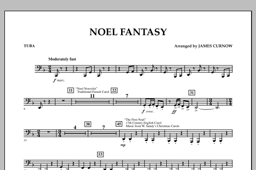 Noel Fantasy - Tuba (Concert Band) von James Curnow