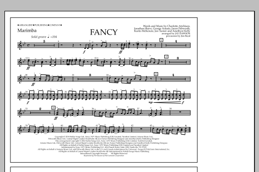 Fancy - Marimba (Marching Band) von Jay Dawson