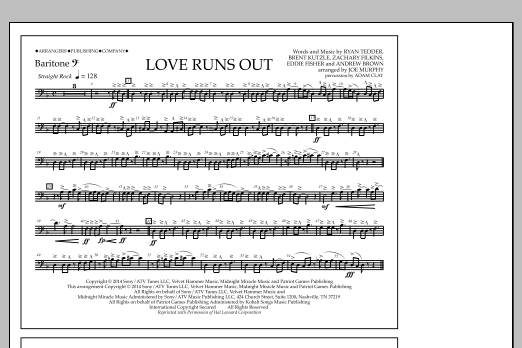 Love Runs Out - Baritone B.C. (Marching Band) von Jay Dawson