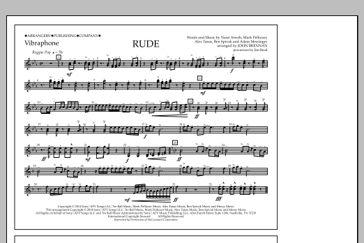 Rude - Vibraphone (Marching Band) von John Brennan