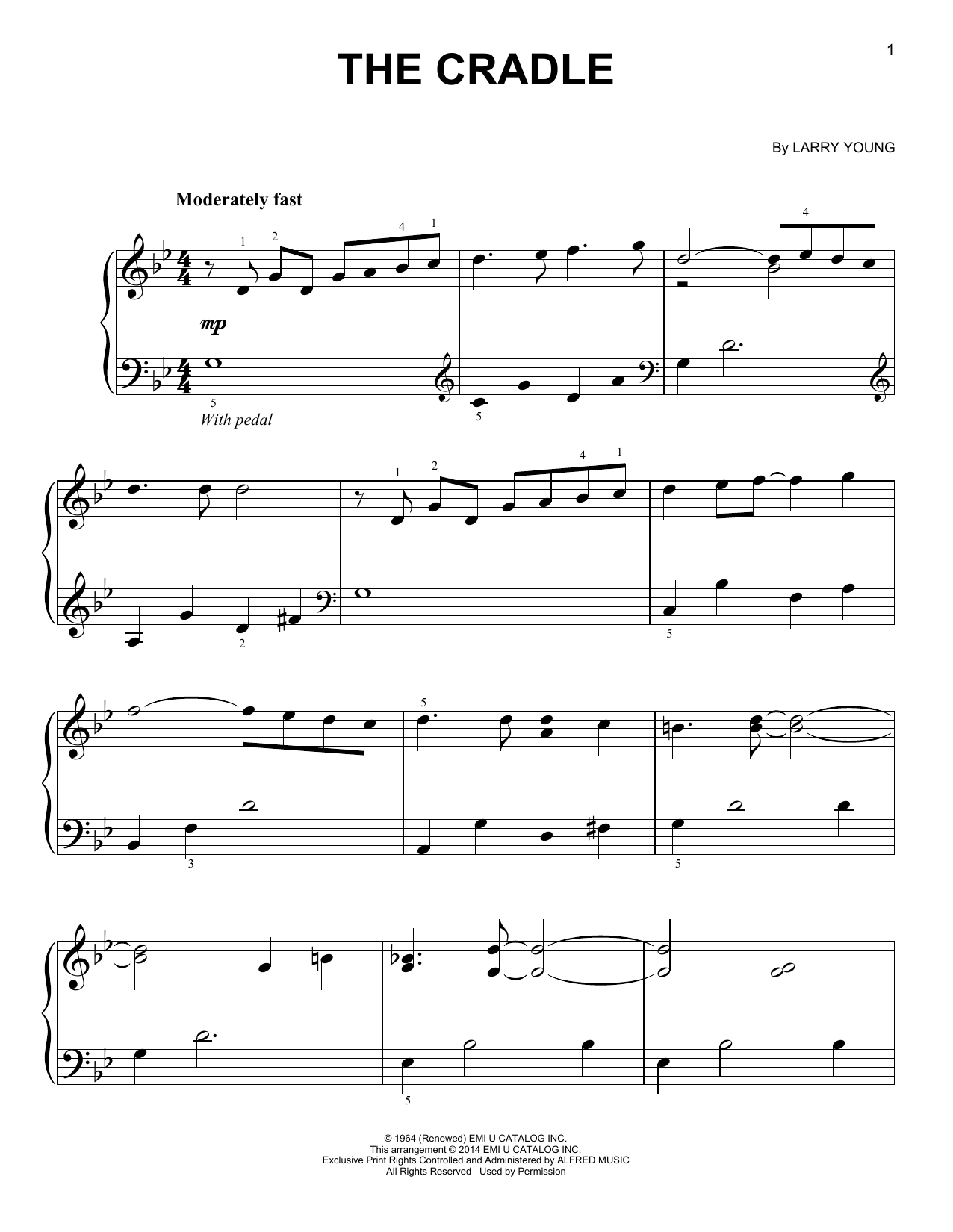 The Cradle (Easy Piano Solo) von George Winston
