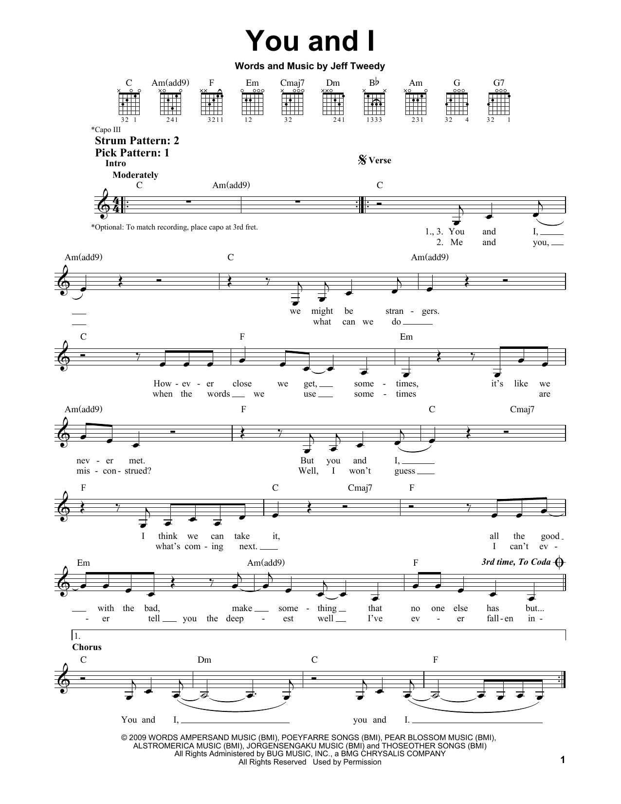 You And I (Easy Guitar) von Wilco