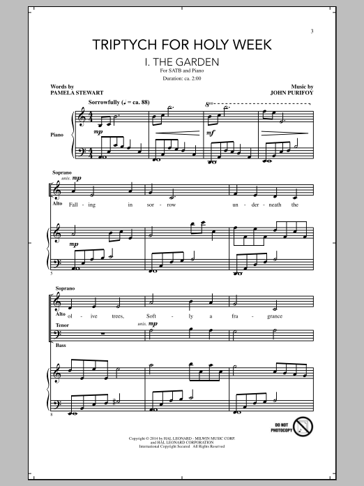 The Betrayal (SATB Choir) von John Purifoy