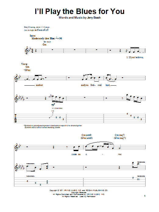 I'll Play The Blues For You (Guitar Tab (Single Guitar)) von Albert King