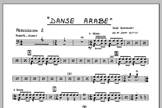 Danse Arabe - Percussion 2 (Jazz Ensemble) von Sammy Nestico