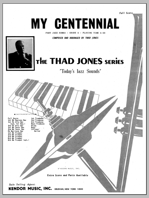 My Centennial - Full Score (Jazz Ensemble) von Thad Jones