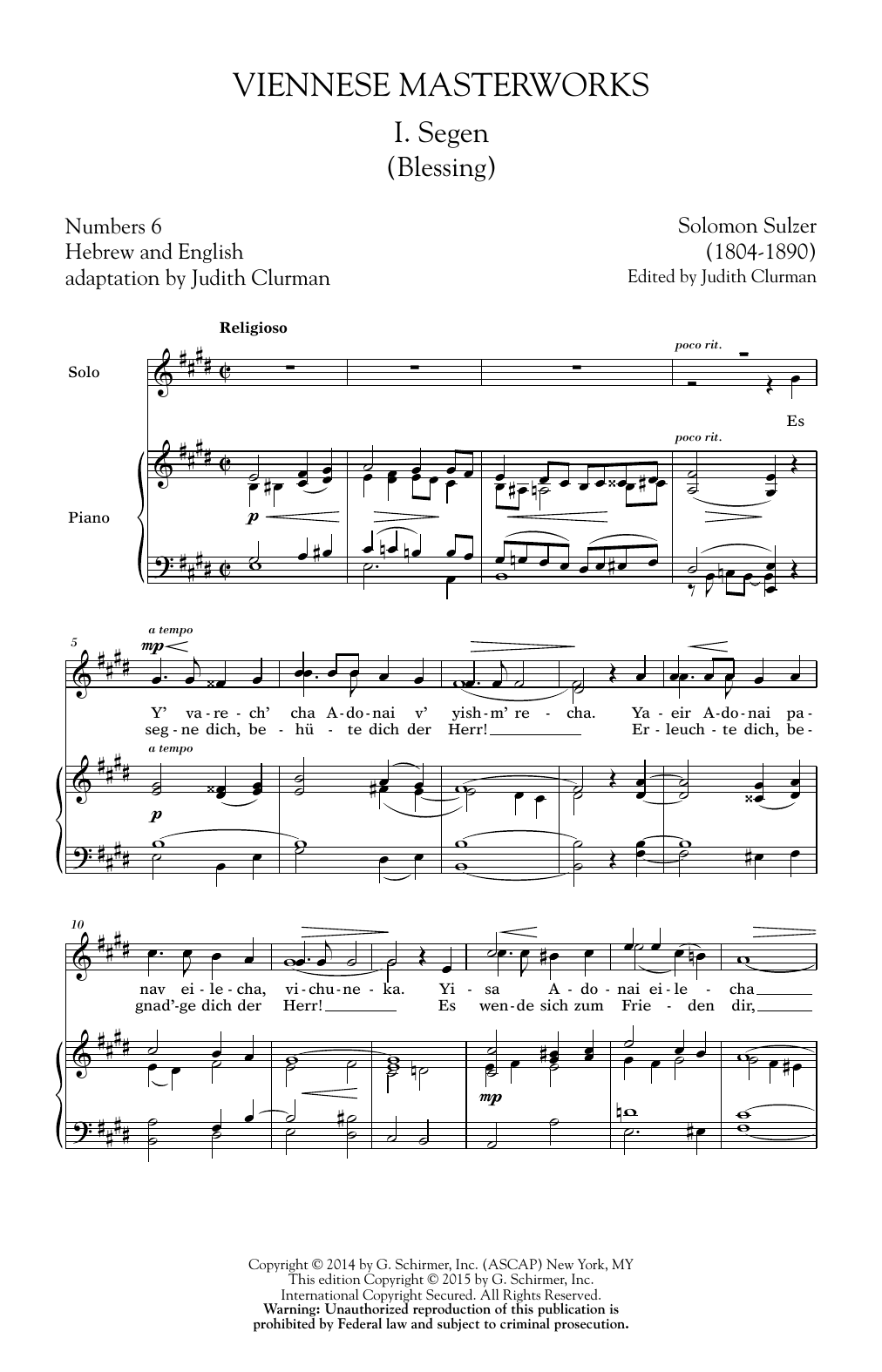I Will Praise (SATB Choir) von Judith Clurman