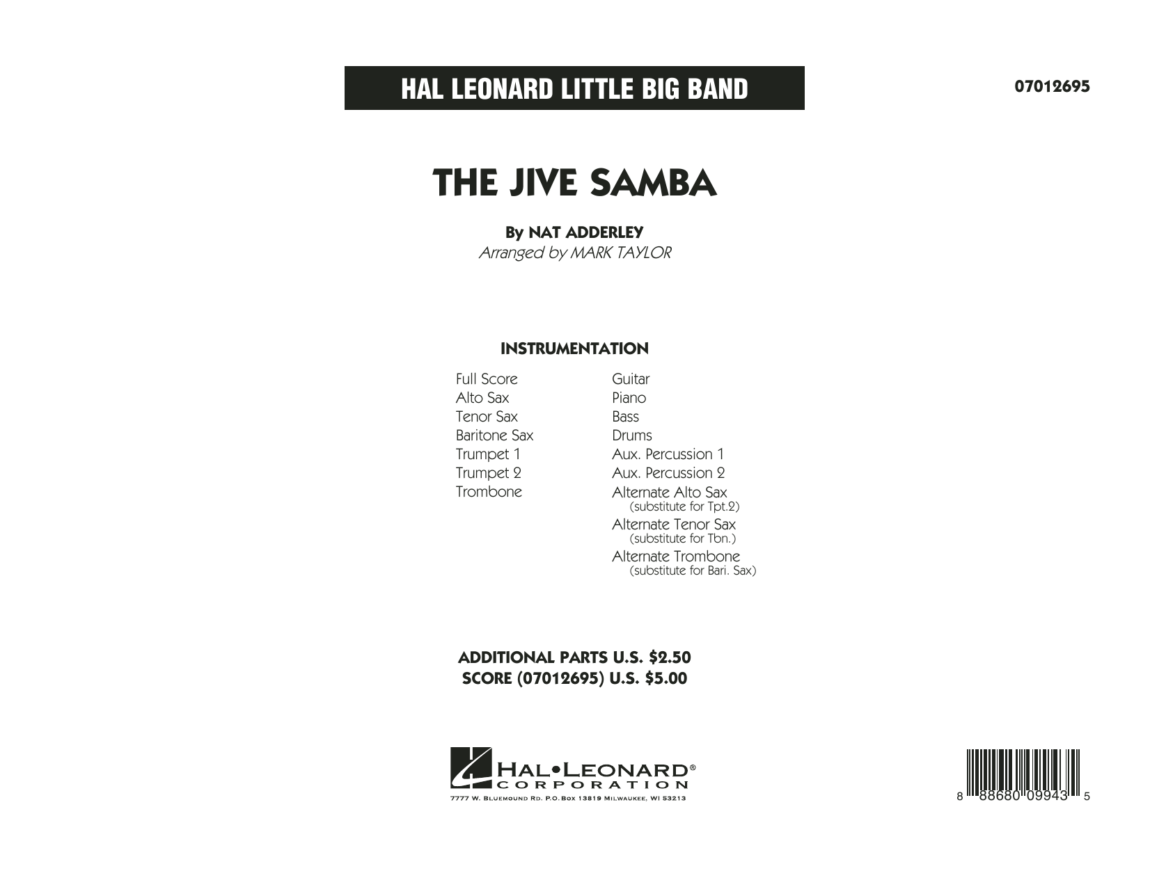 The Jive Samba - Full Score (Jazz Ensemble) von Mark Taylor