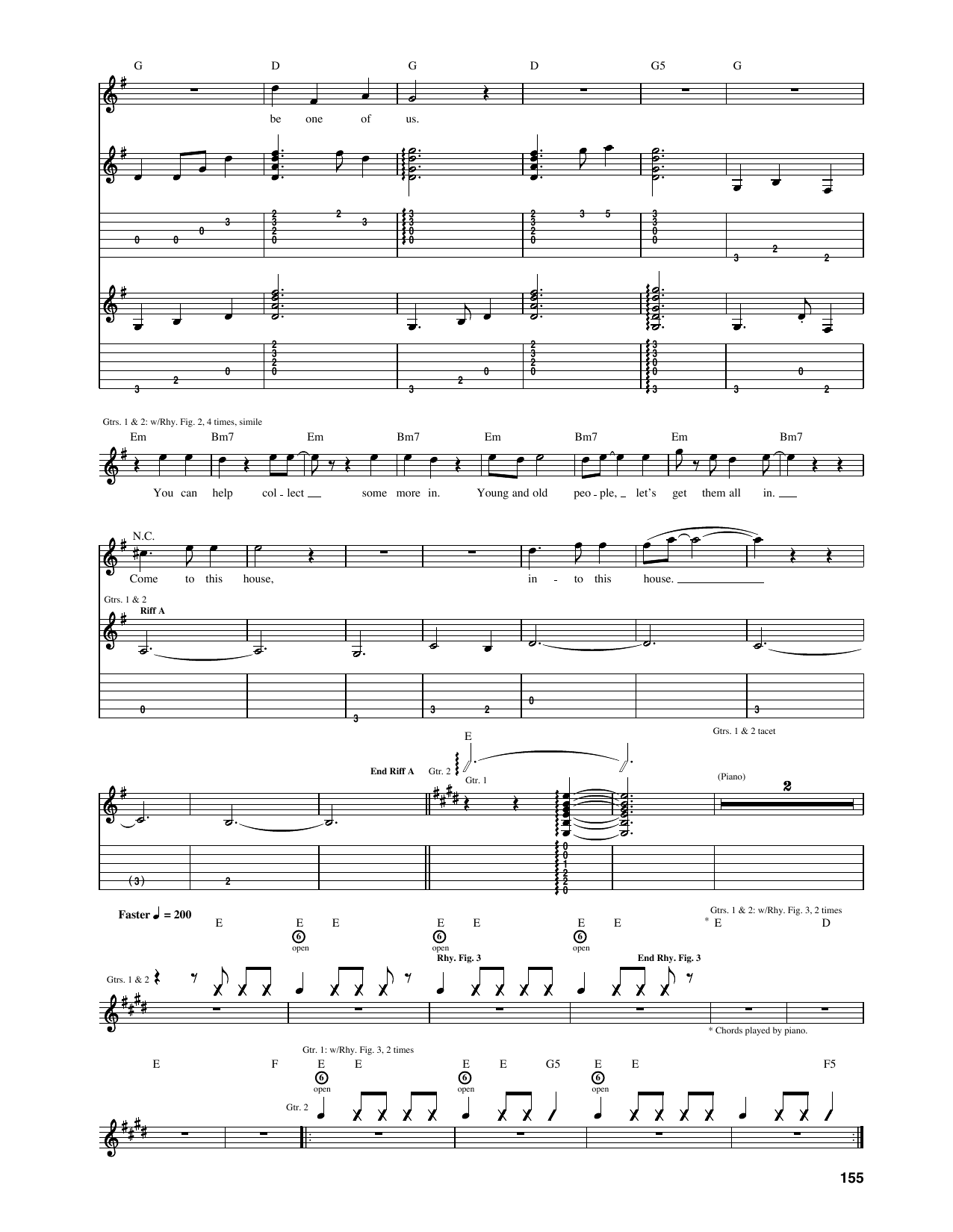 Welcome (Guitar Tab) von The Who