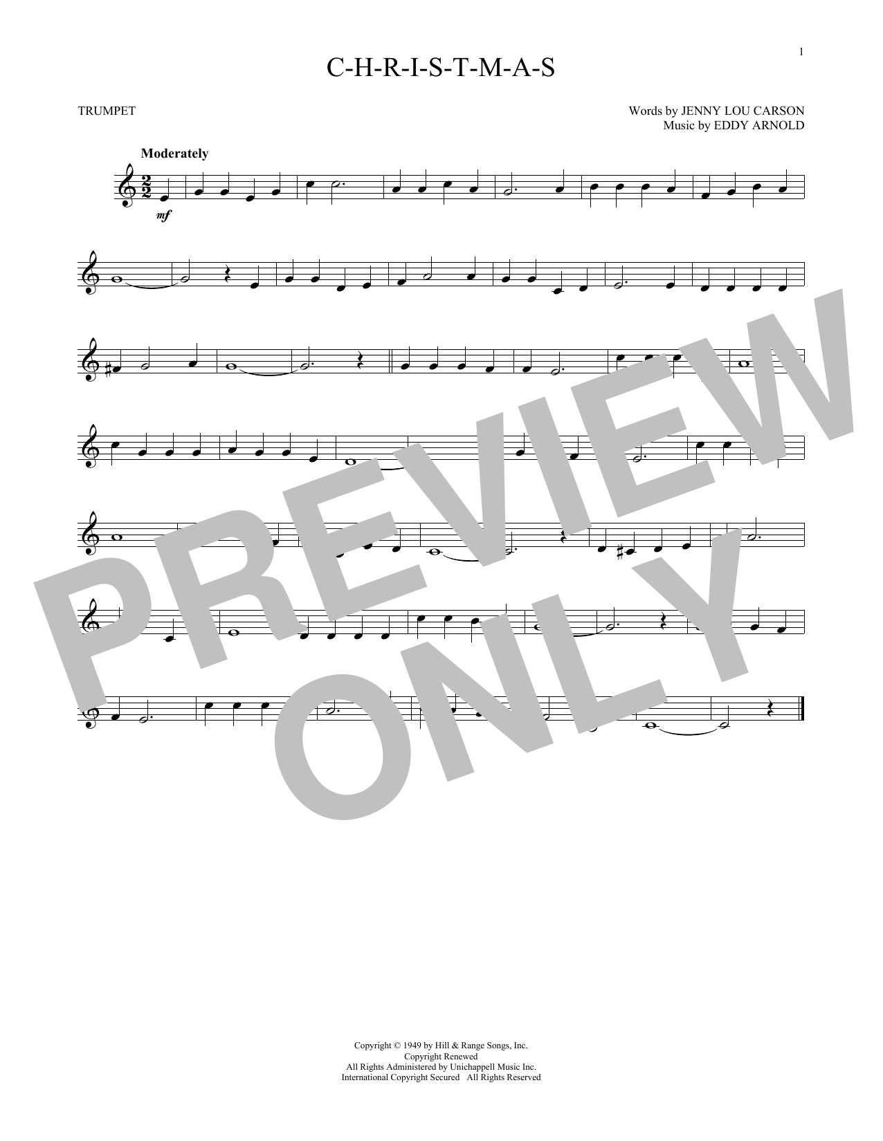 C-H-R-I-S-T-M-A-S (Trumpet Solo) von Eddy Arnold