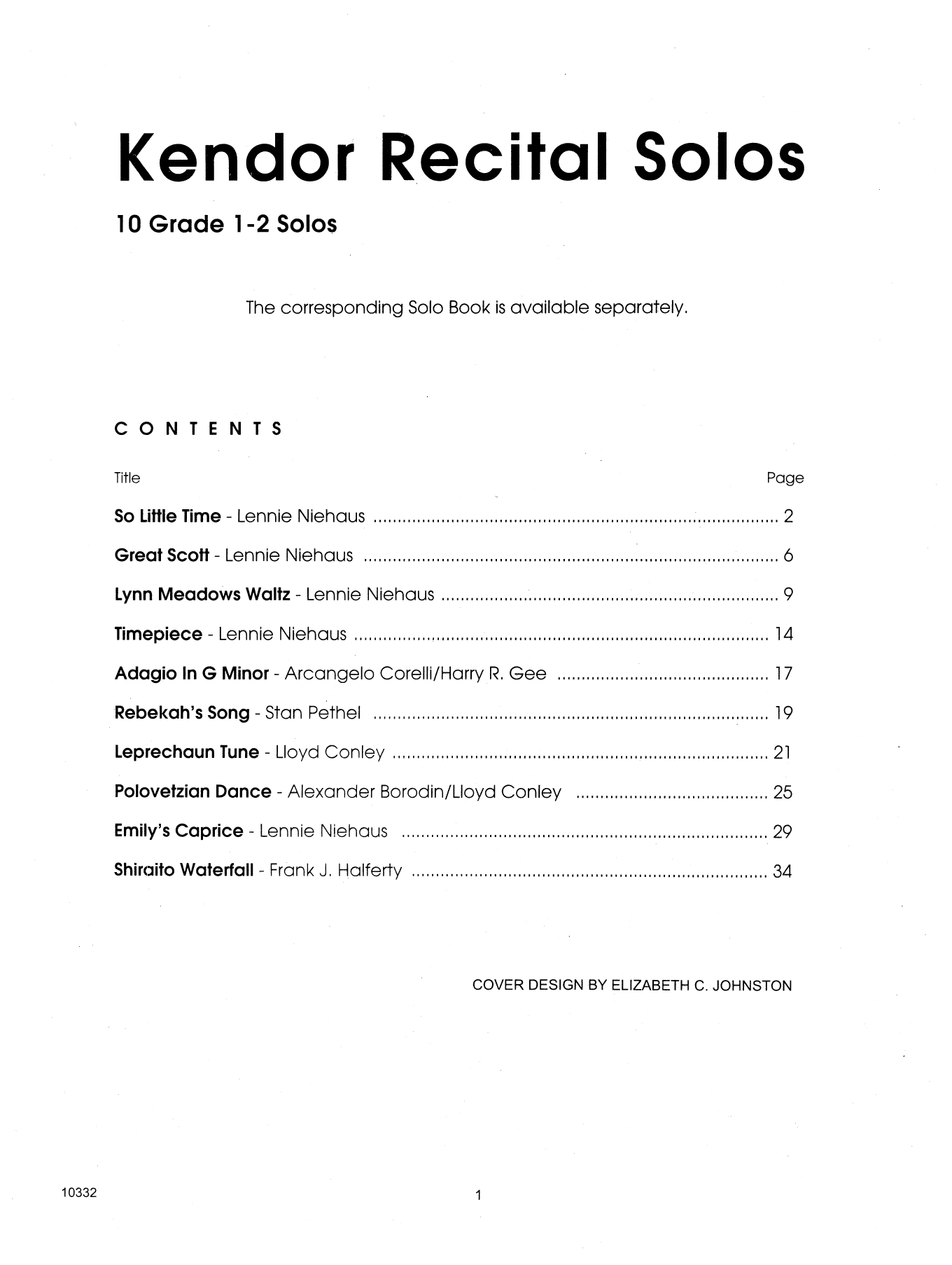 Kendor Recital Solos - Flute - Piano Accompaniment (Woodwind Solo) von Various