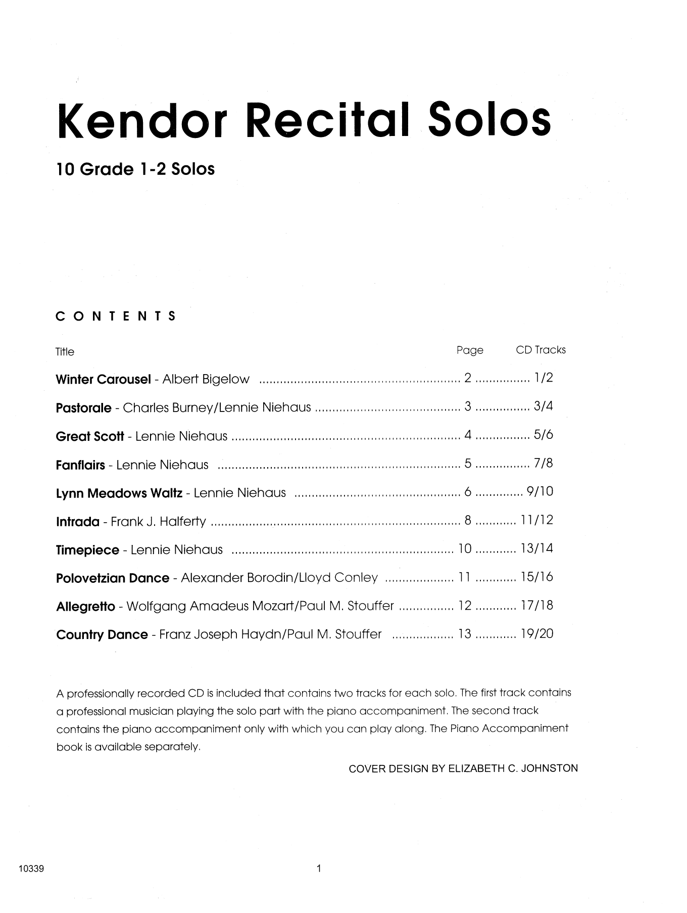 Kendor Recital Solos - Bb Trumpet - Solo Book (Brass Solo) von Various