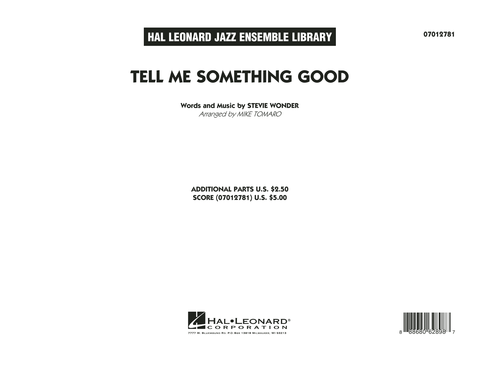 Tell Me Something Good - Conductor Score (Full Score) (Jazz Ensemble) von Mike Tomaro
