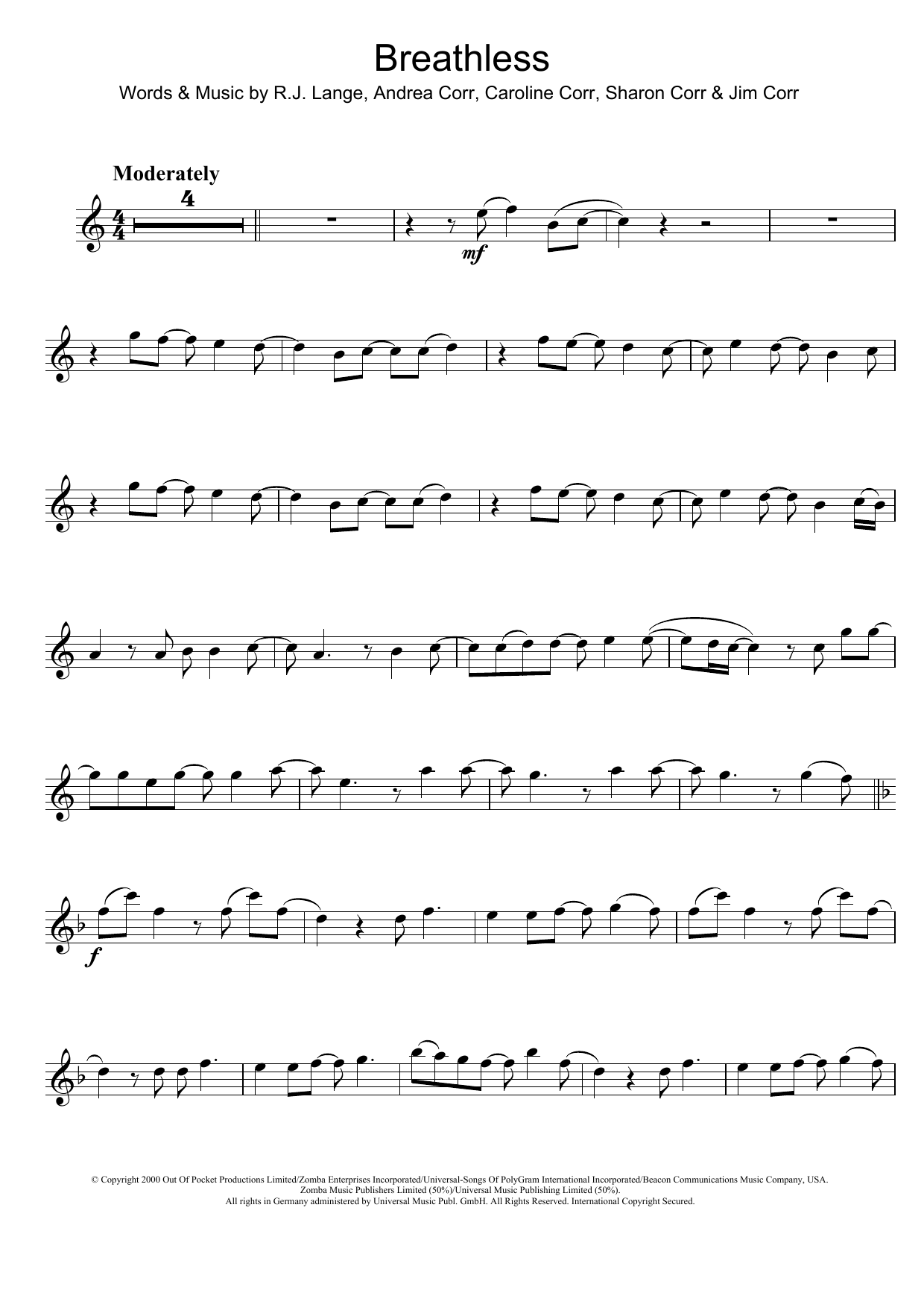 Breathless (Flute Solo) von The Corrs