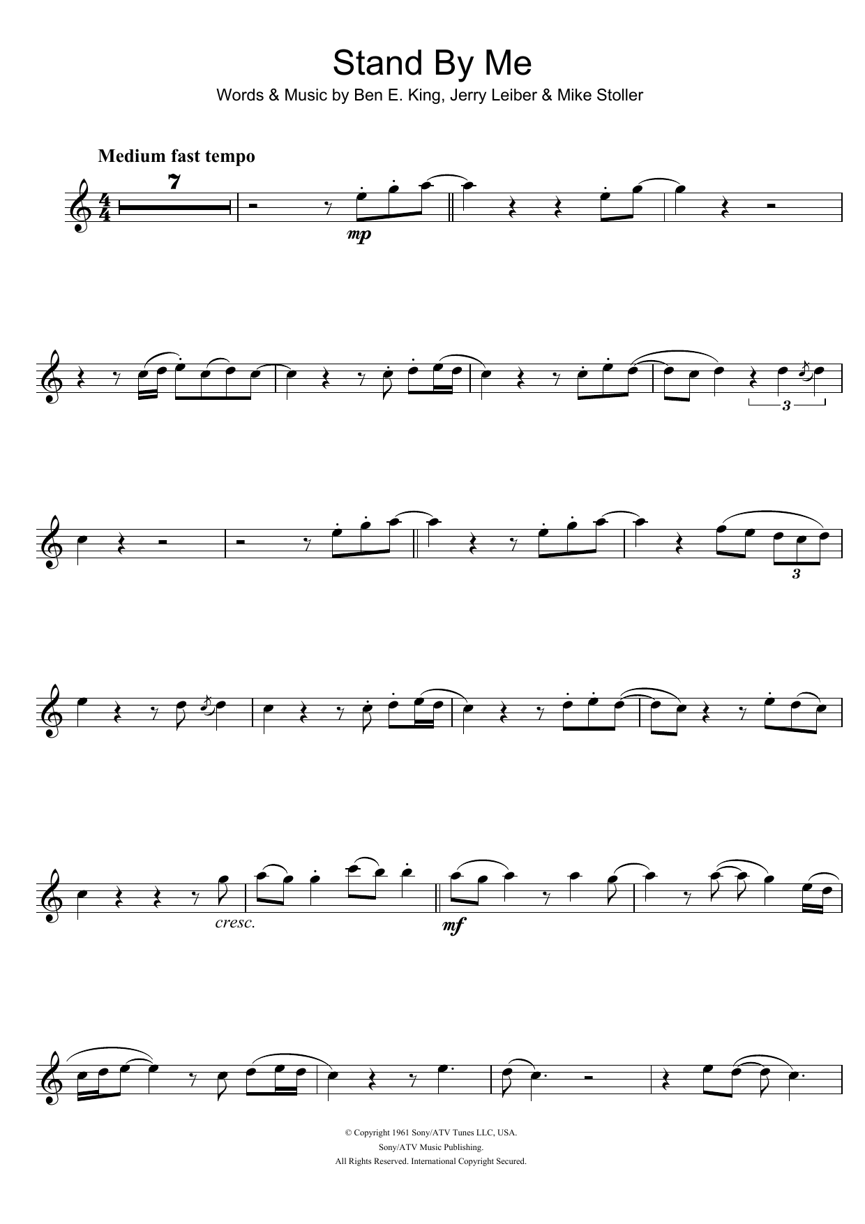 Stand By Me (Trumpet Solo) von Ben E. King
