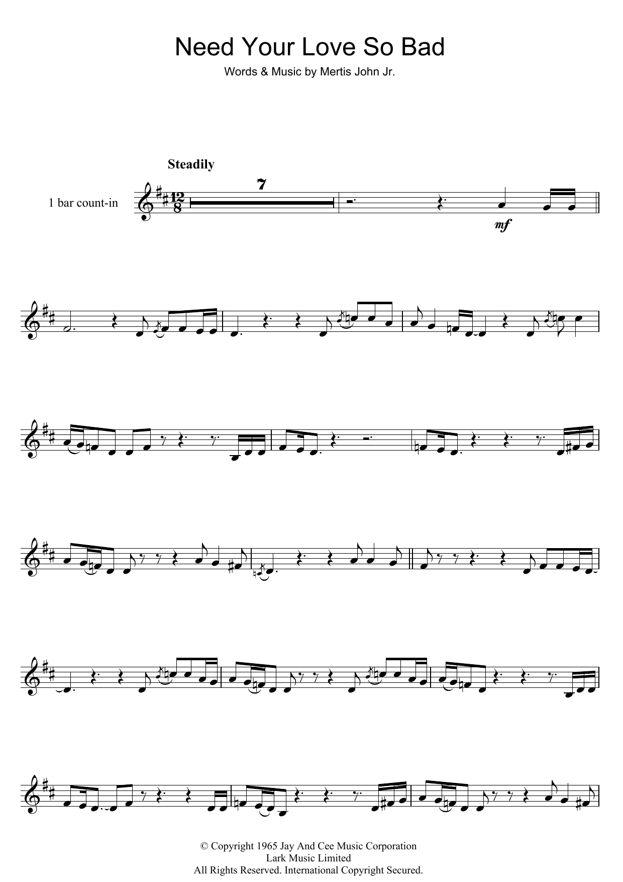 Need Your Love So Bad (Trumpet Solo) von Fleetwood Mac