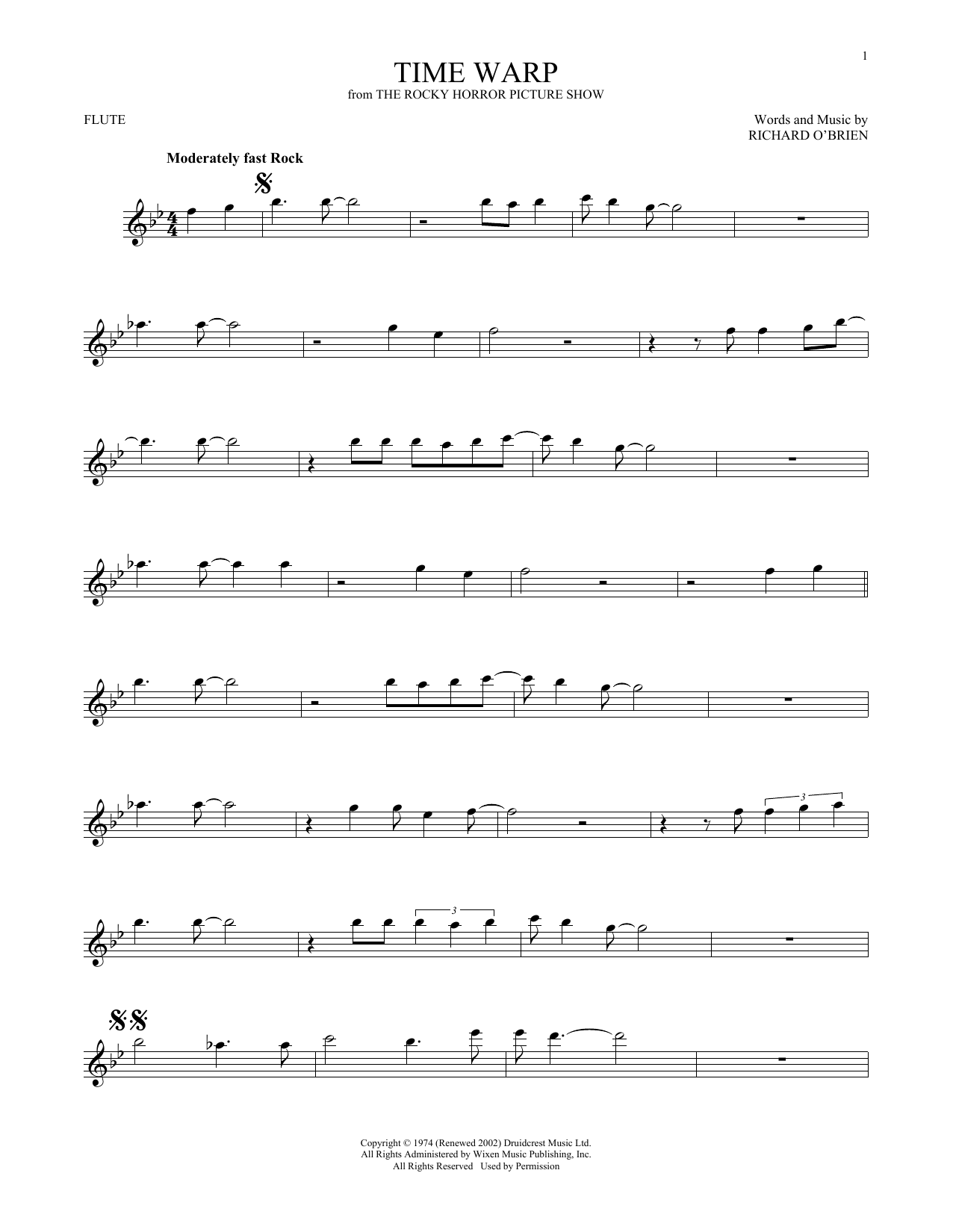 Time Warp (Flute Solo) von Richard O'Brien