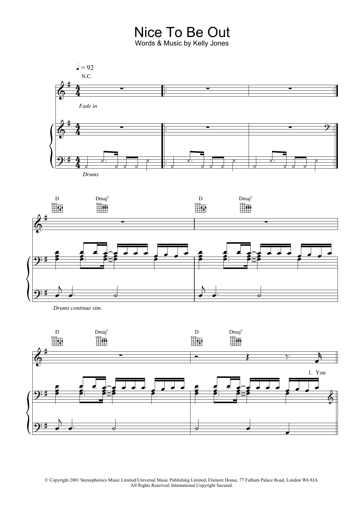 Nice To Be Out (Violin Solo) von Stereophonics