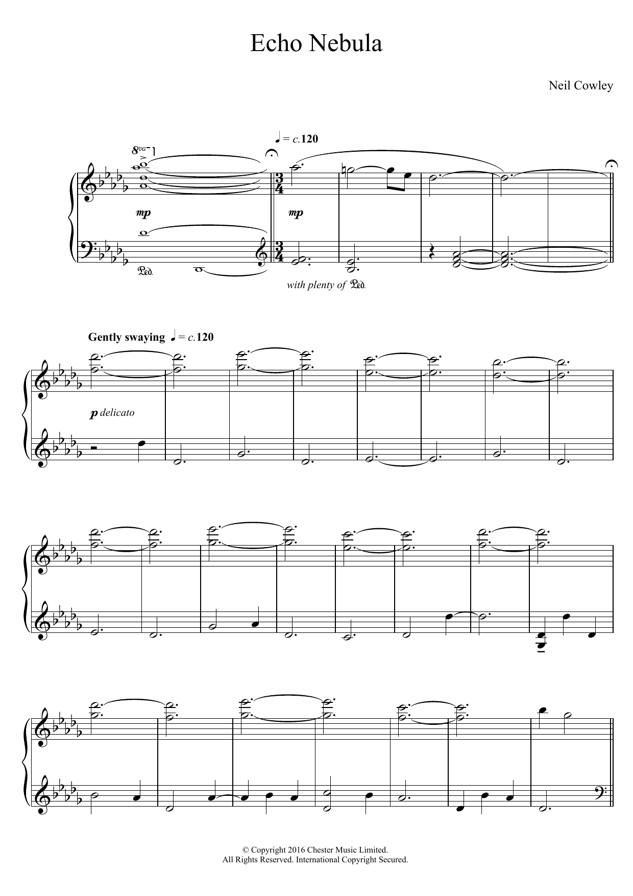 Echo Nebula (Piano Solo) von Neil Cowley Trio
