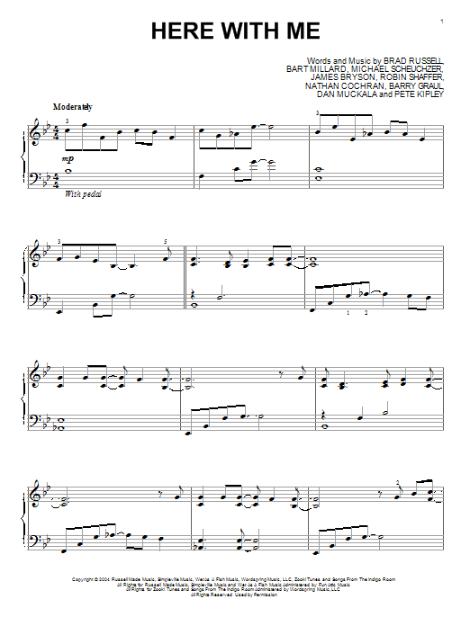Here With Me (Piano Solo) von MercyMe