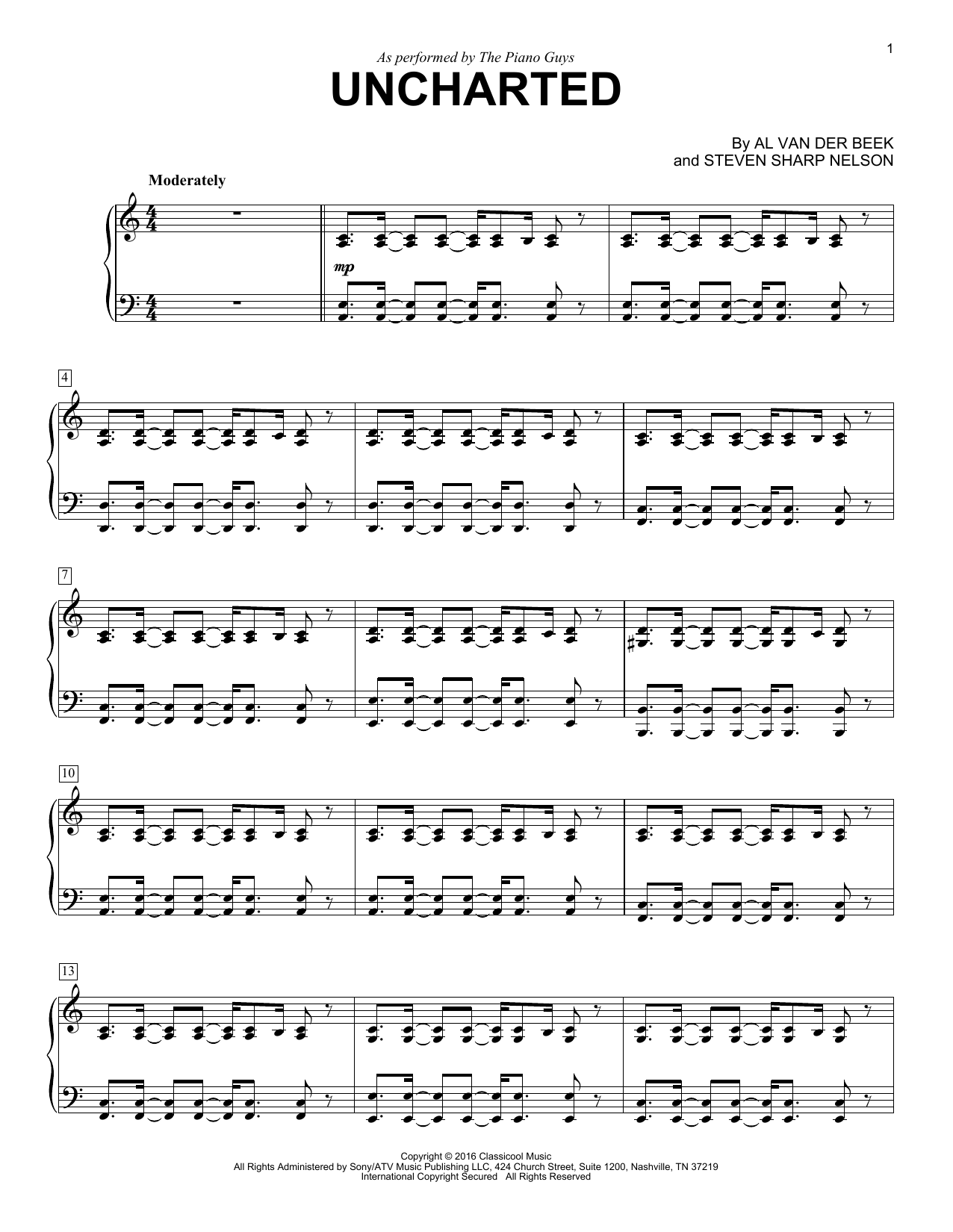 Uncharted (Piano Solo) von The Piano Guys