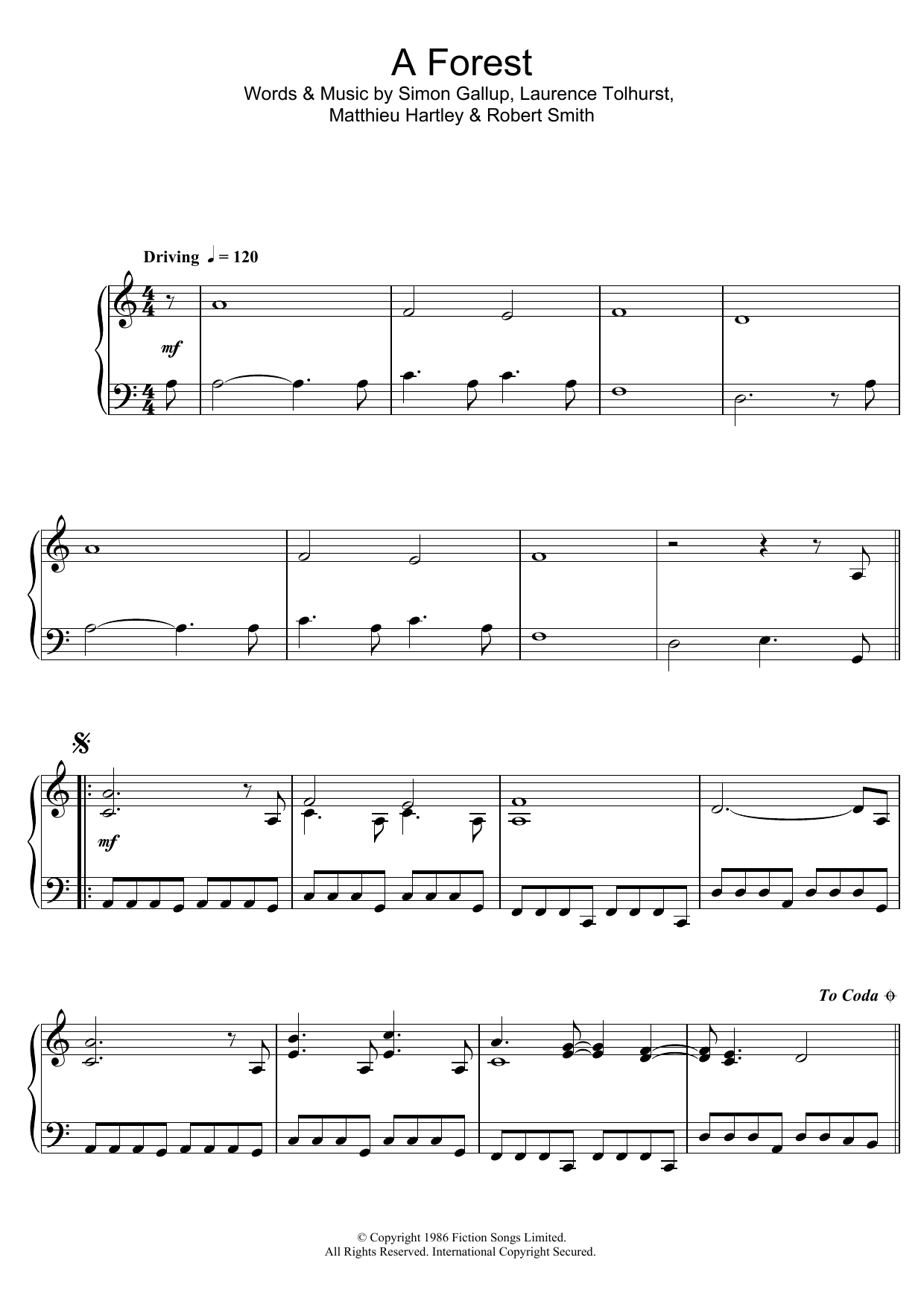 A Forest (Piano Solo) von Ramin Djawadi