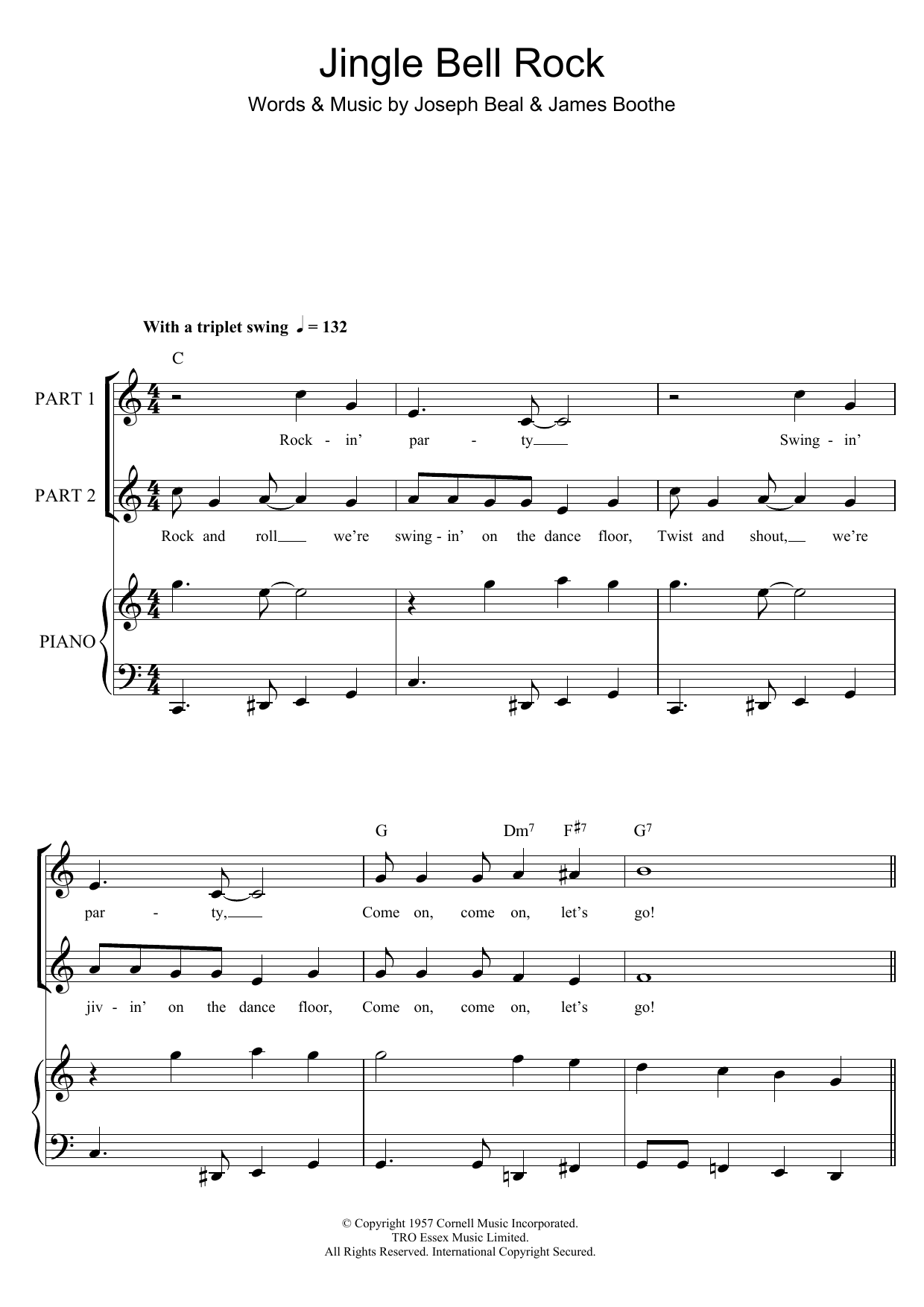 Jingle Bell Rock (Choir) von Chubby Checker