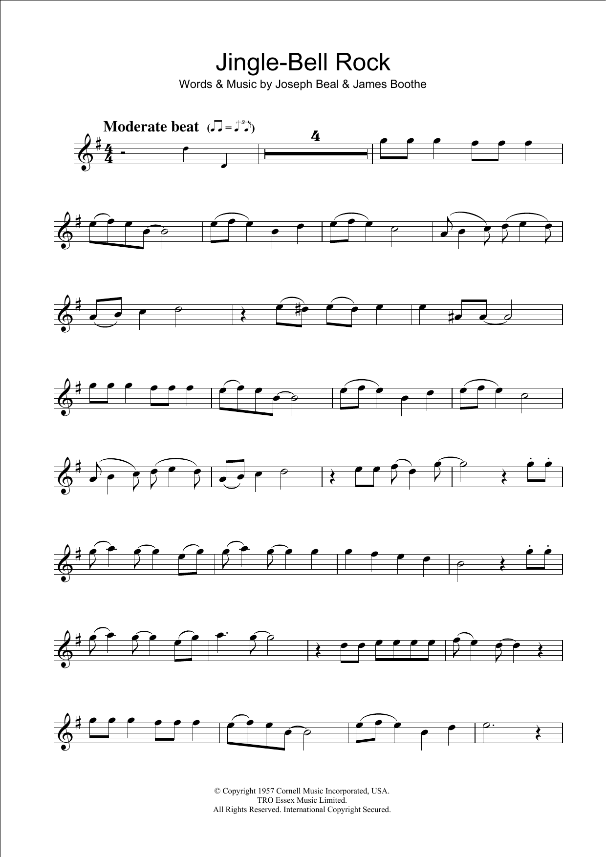 Jingle Bell Rock (Alto Sax Solo) von Bobby Helms