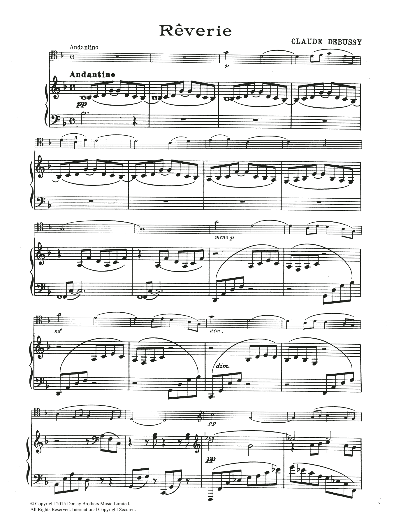 Reverie (Cello Solo) von Claude Debussy