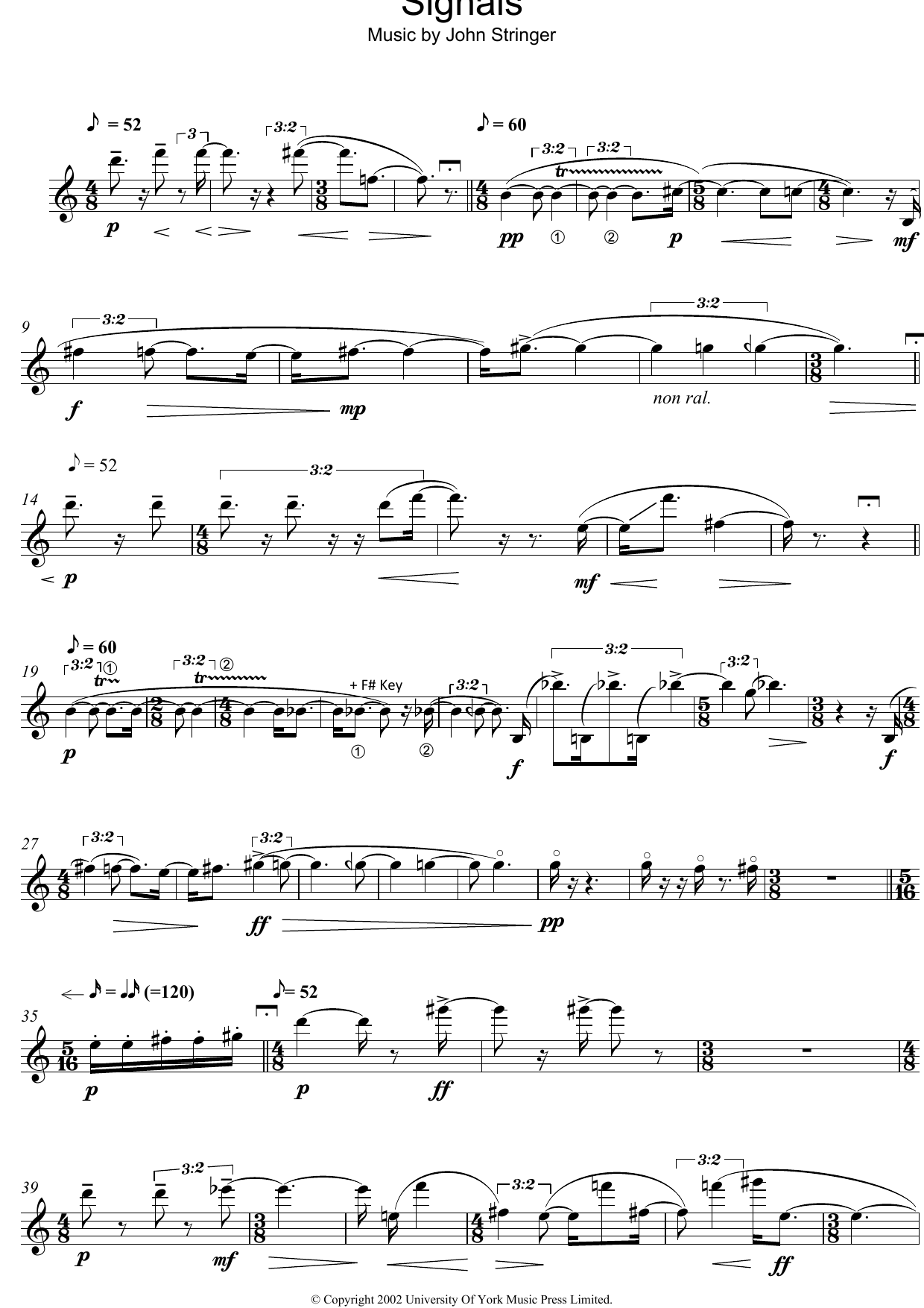 Signals (Oboe Solo) von John Stringer