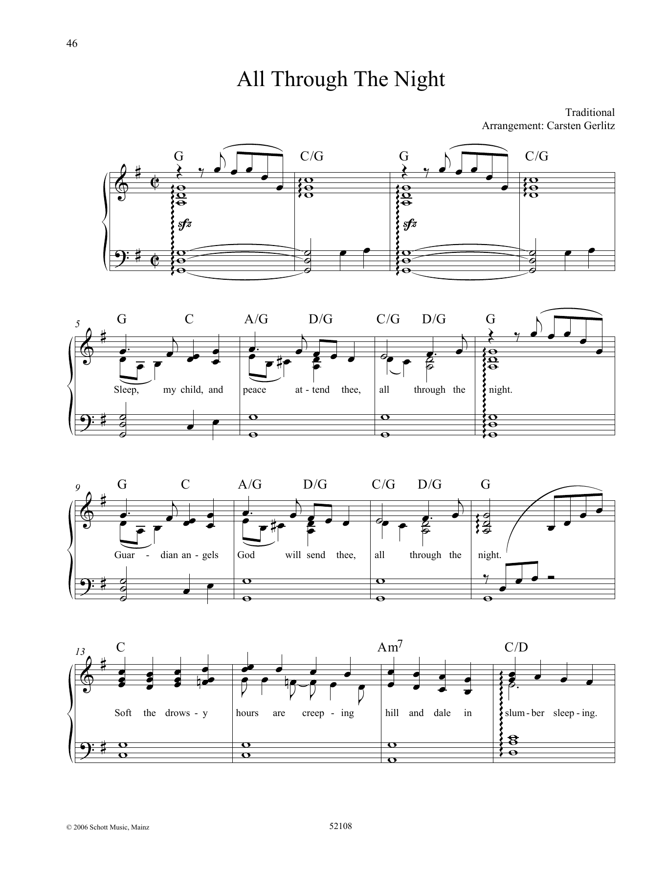 All Through the Night (Piano Solo) von Carsten Gerlitz